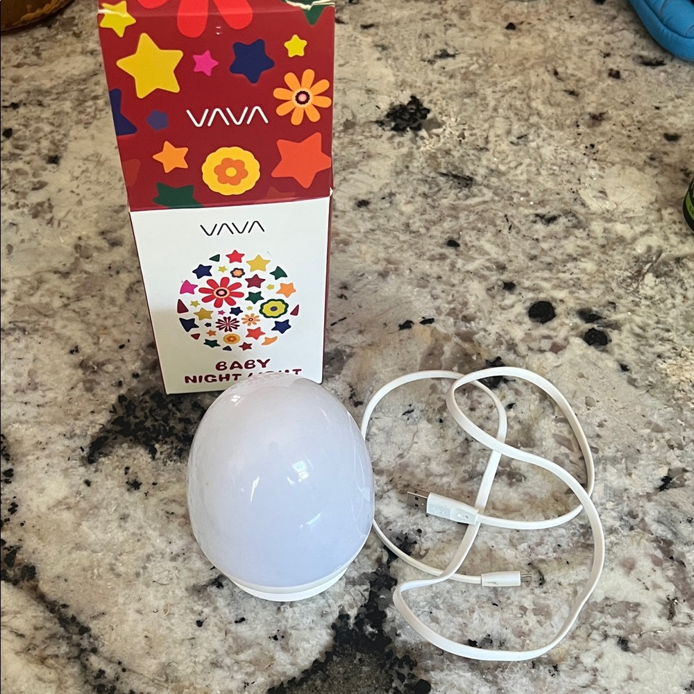 White Baby Night Light